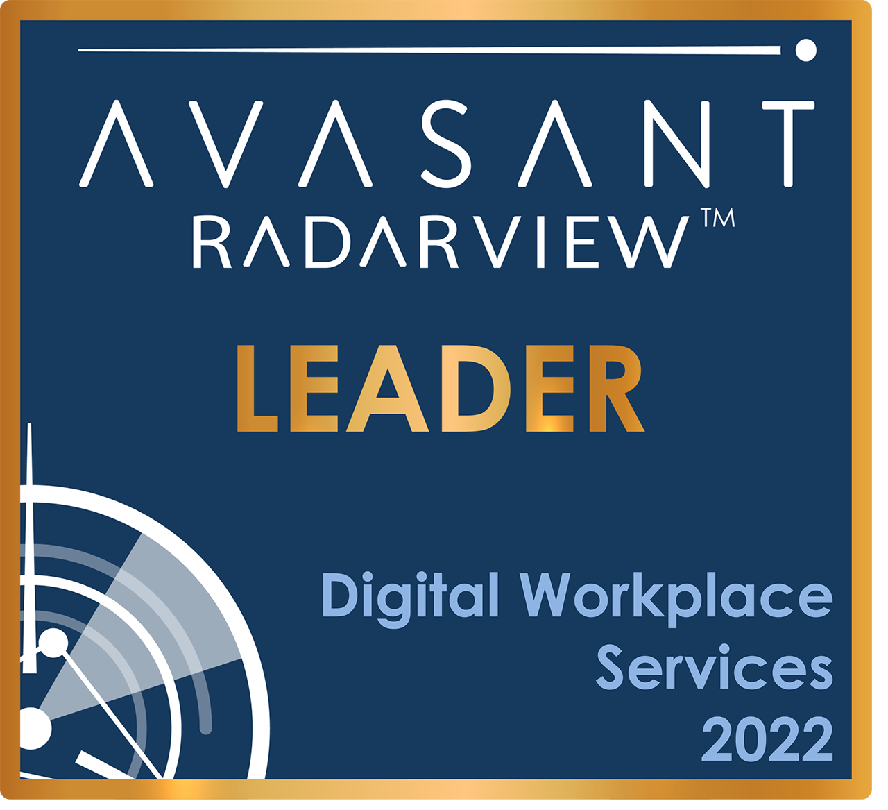 Avasant DWS 2022 radarview square badge